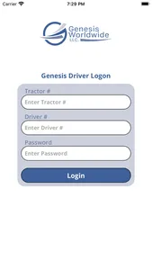 Genesis Driver App screenshot 1