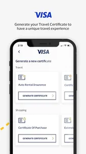 Visa Benefits screenshot 7