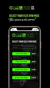 Club Lime Flex Gym Pass screenshot 1