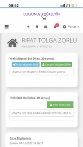 TR Cari – Müşteri Cari Hesap screenshot 0