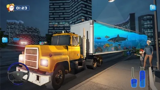 Megalodon Fish Transport Truck screenshot 0