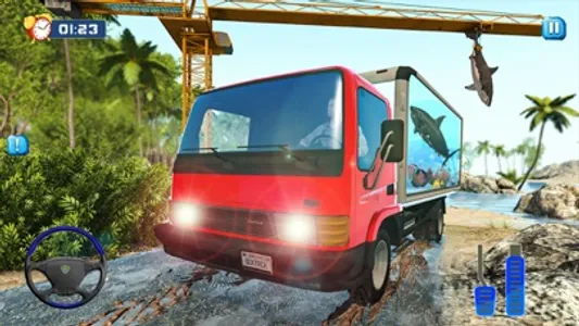 Megalodon Fish Transport Truck screenshot 2