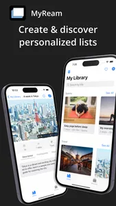 MyReam - Personalized Lists screenshot 0
