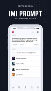 IMI: AI Art Prompt Builder screenshot 0