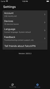 FalcoVPN screenshot 4