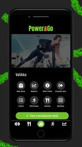Power&Go treenisovellus screenshot 0