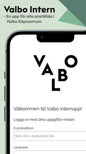 Valbo internapp screenshot 0