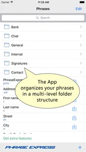 PhraseExpress screenshot 0