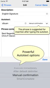 PhraseExpress screenshot 4