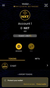 NXTWallet screenshot 2