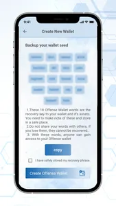 Offense Decentralized Wallet screenshot 1