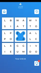 4 Letter Puzzle screenshot 2