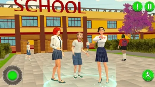 Virtual High School Girl Prank screenshot 2
