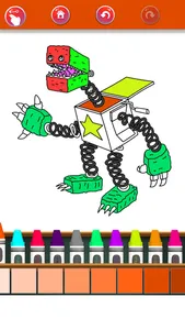 Coloring Boxy Boo by number screenshot 1