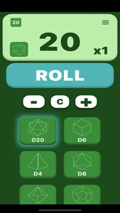 Simple Roller - Dice App screenshot 1