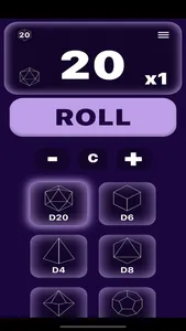 Simple Roller - Dice App screenshot 2