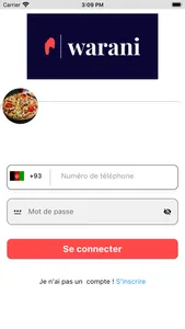 Warani Food screenshot 0