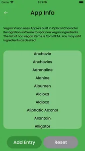 VeganVision screenshot 2