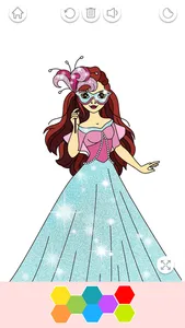 My Princess Coloring Glitter screenshot 1