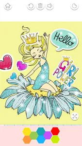 My Princess Coloring Glitter screenshot 3