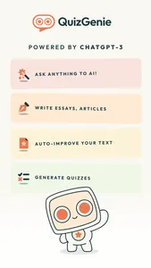 QuizGenie AI: Writer & Chatbot screenshot 0