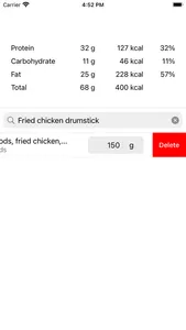 Simple Nutrition Calculator screenshot 3