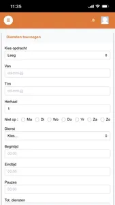 AFZ Klant screenshot 2
