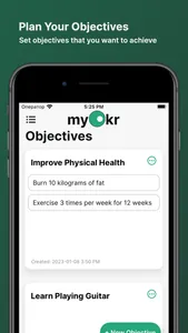 MyOKR screenshot 1