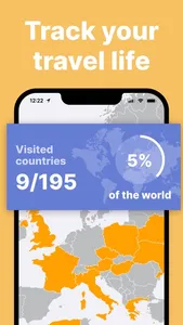 been: track visited countries screenshot 0