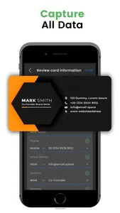 Business Card Reader & Maker screenshot 1