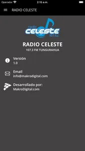 Radio Celeste FM screenshot 2