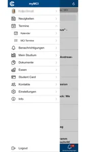 myMCI - University Service App screenshot 5