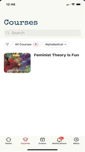 Women's Studies Online screenshot 2