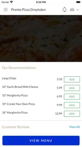 Pronto Pizza Droylsden screenshot 1