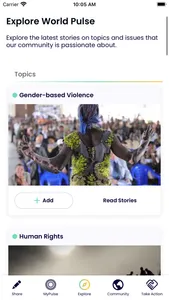 World Pulse Community screenshot 2