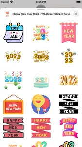 Happy New Year 2023 -WASticker screenshot 5