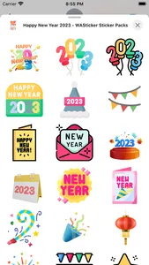 Happy New Year 2023 -WASticker screenshot 6