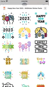 Happy New Year 2023 -WASticker screenshot 8