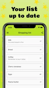 Famlist - Shared shopping list screenshot 0