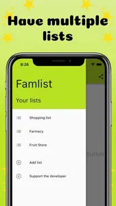 Famlist - Shared shopping list screenshot 2