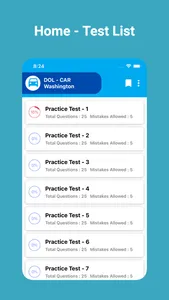 WA DOL Permit Test screenshot 0