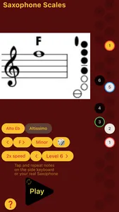 Saxophone Scales screenshot 2