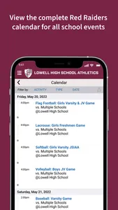 Lowell High School Athletics screenshot 3