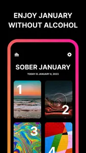 Sober January: Dry Day Tracker screenshot 0