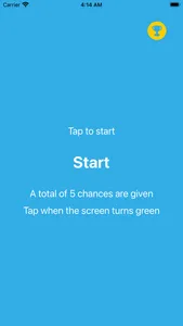 Reaction Time Test Touch screenshot 0
