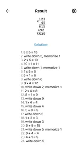 Column multiplication method screenshot 1