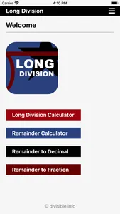 Long Division Calculator screenshot 0