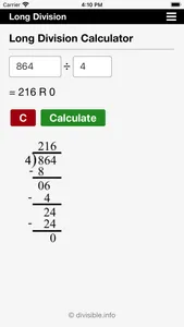 Long Division Calculator screenshot 2