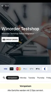 Winorder Testshop screenshot 1