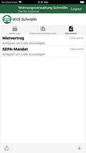 Serviceportal WVS Schmölln screenshot 4